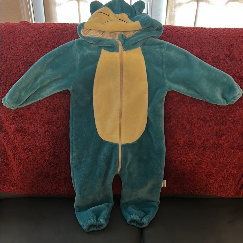 Blue and Yellow Plush Onesie